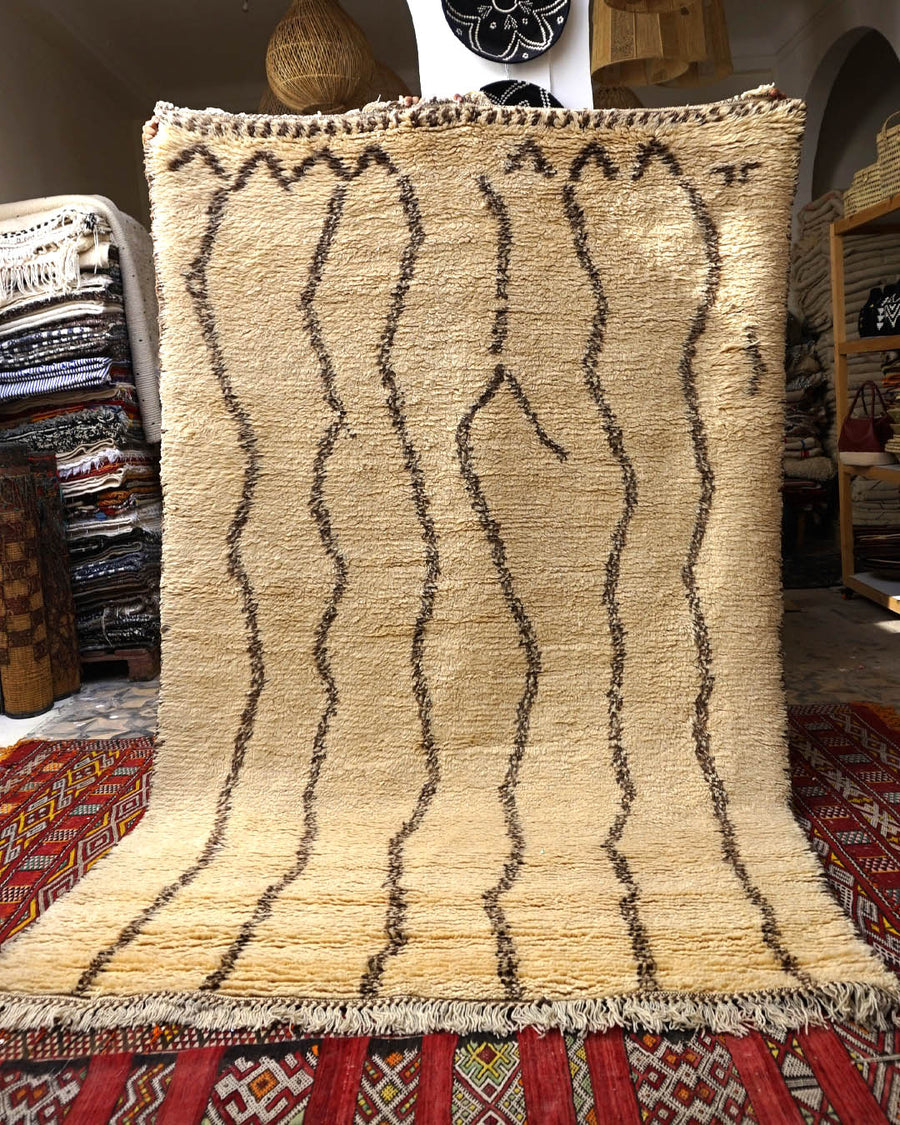 Tapis berbère marocain fait main 265 x 170 cm