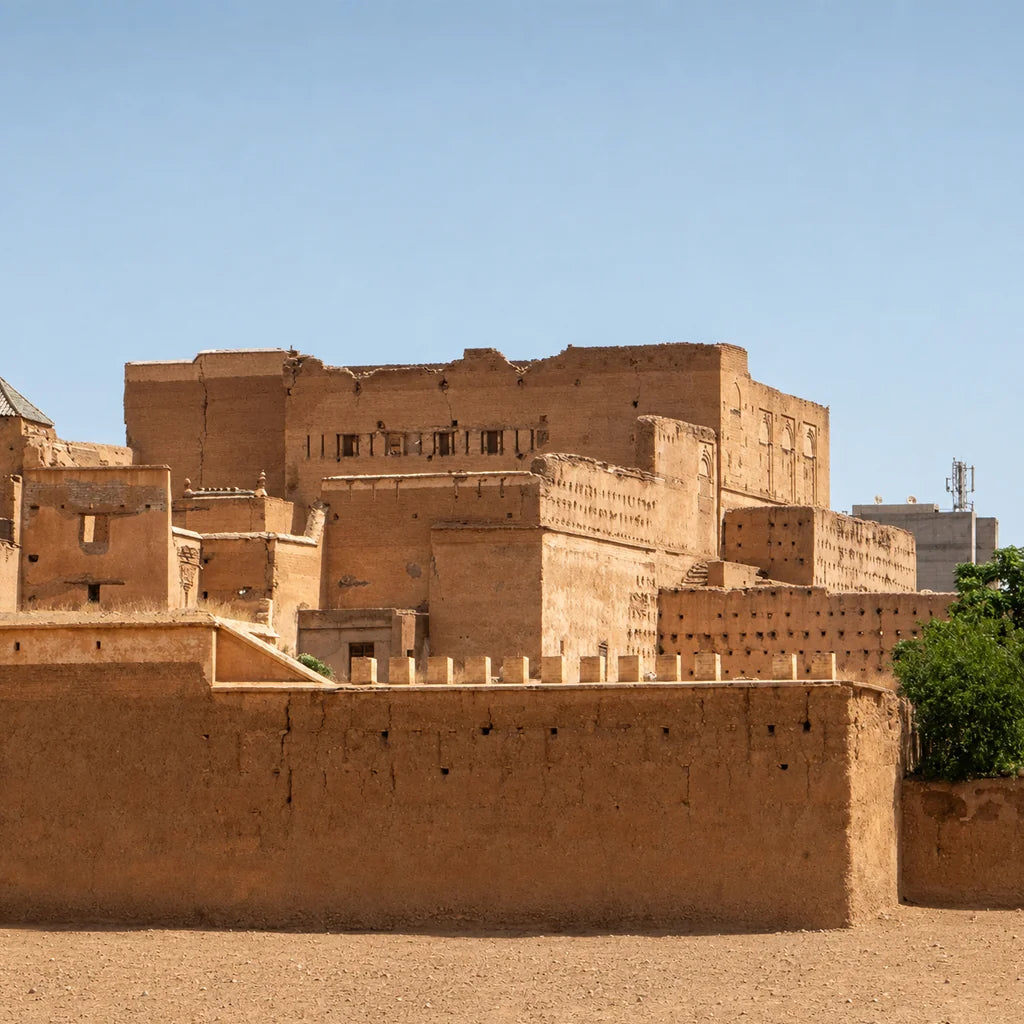 La kasbah de Tamesloht, ville de la zaouia de Moulay Abdallah Ben Hssain