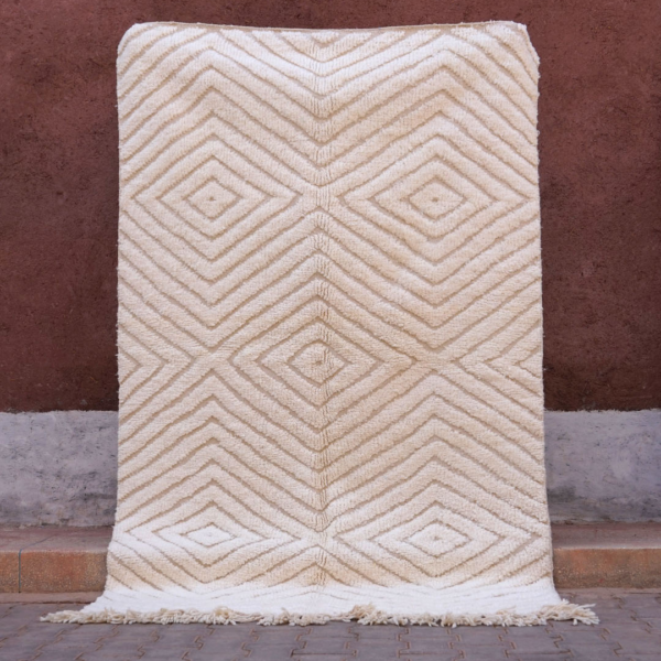Tapis Beni Ouarain Marocain Fait Main 250 x 150 cm