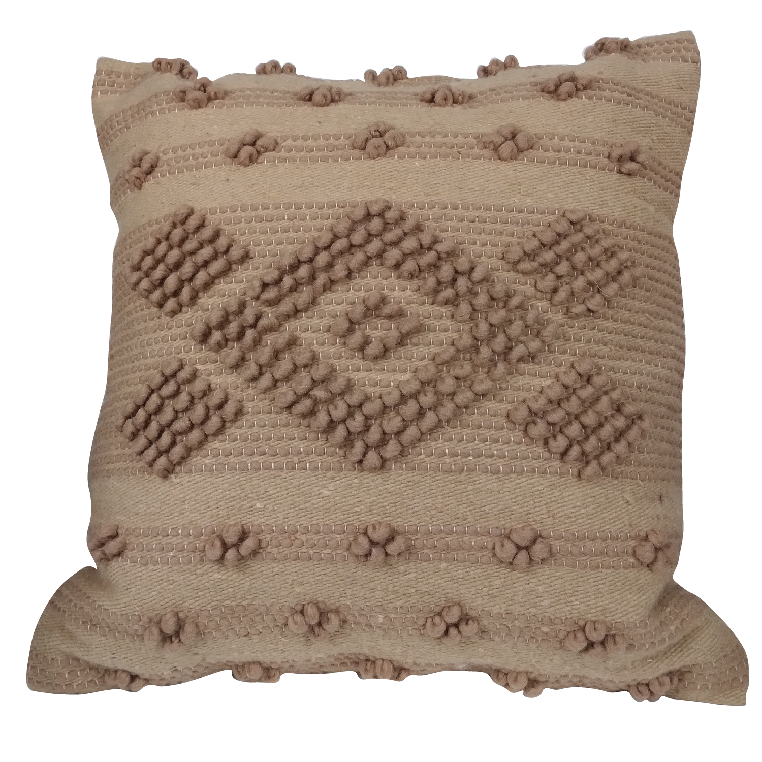 Coussin boule en lin faite fait main