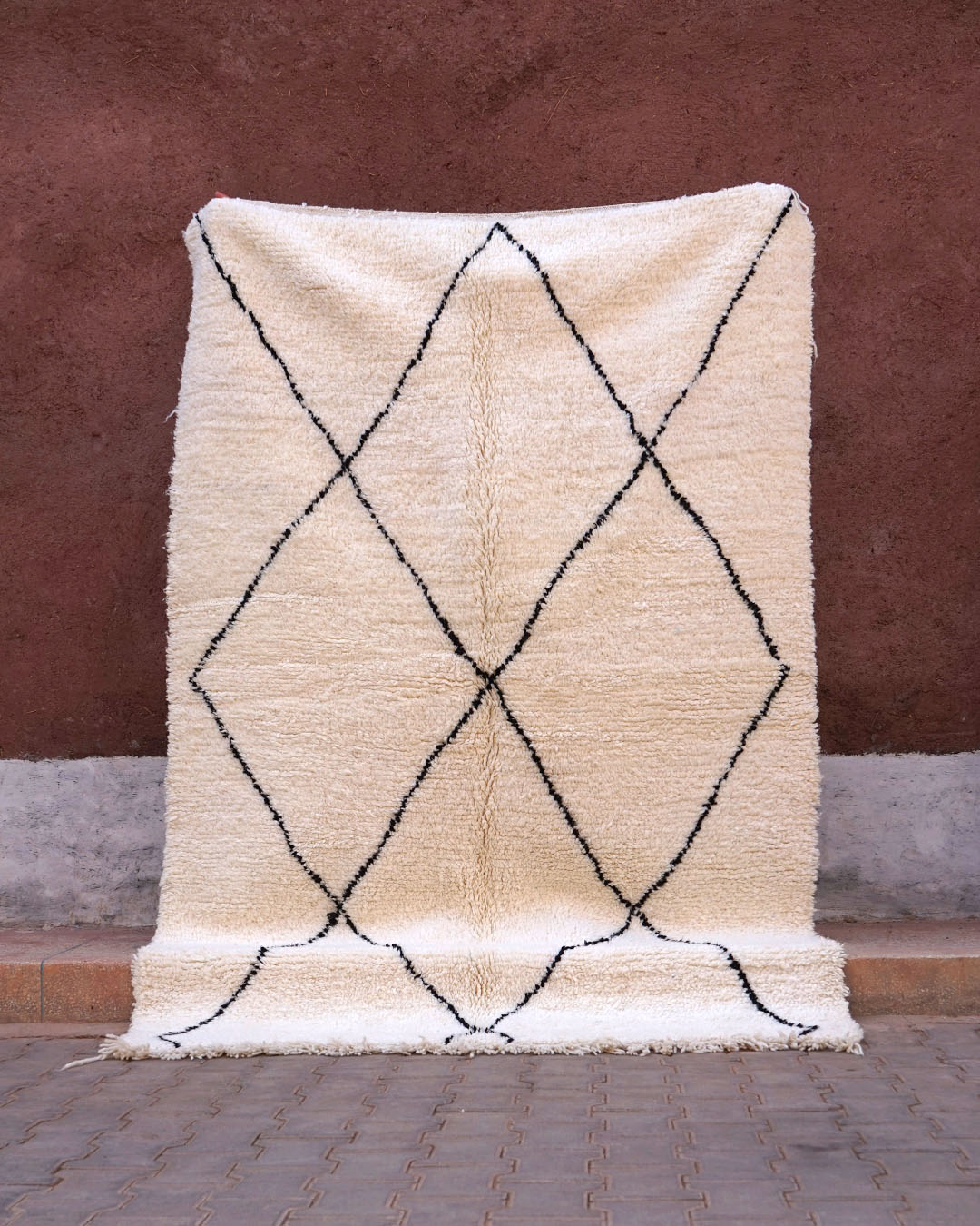 Tapis Beni Ouarain Marocain Fait Main 250 x 150 cm