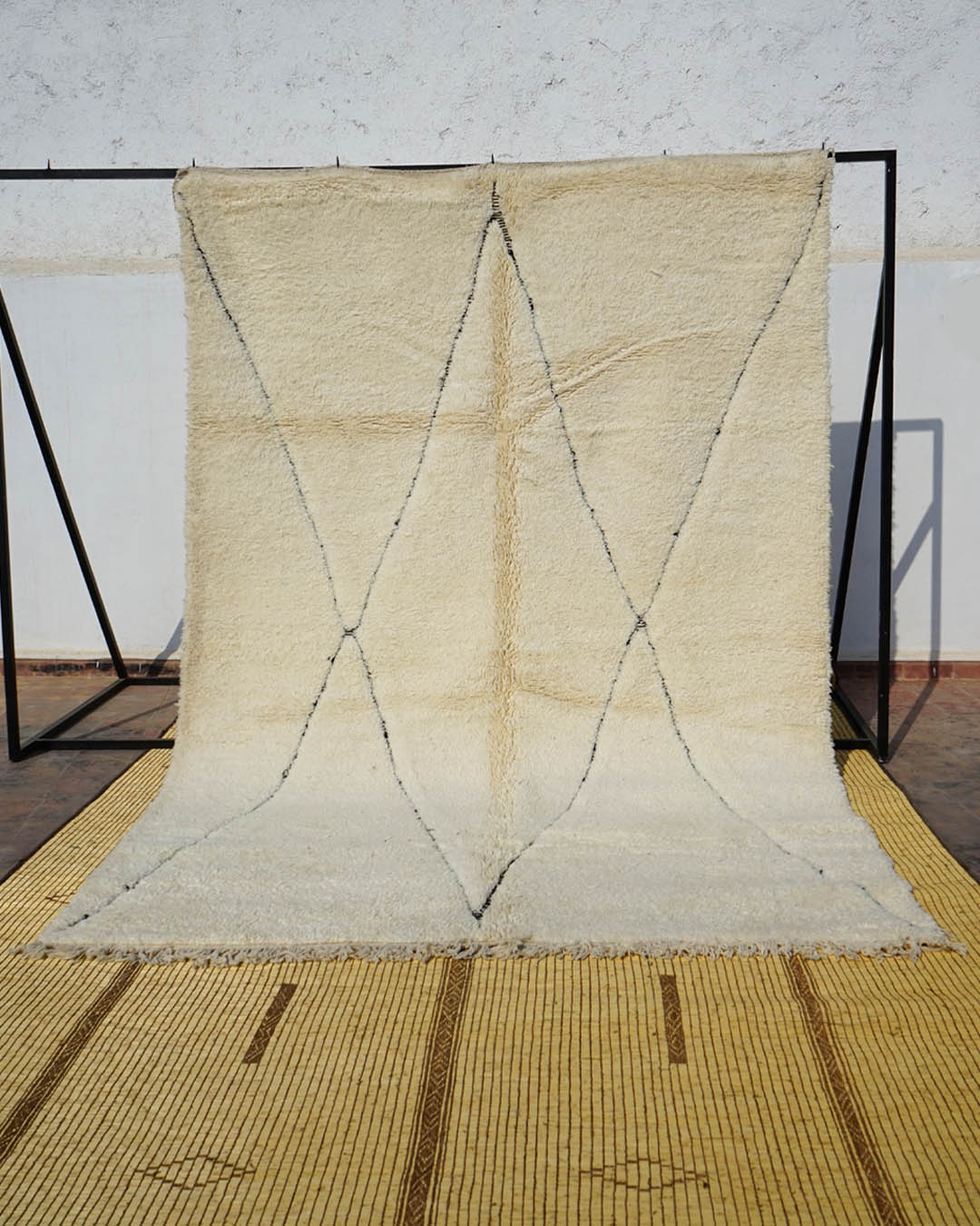 Tapis Beni Ouarain Marocain Fait Main 300 x 200 cm