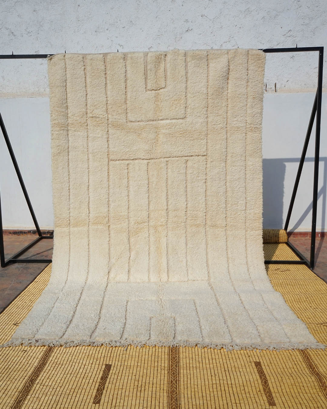 Tapis Beni Ouarain Marocain Fait Main 300 x 200 cm