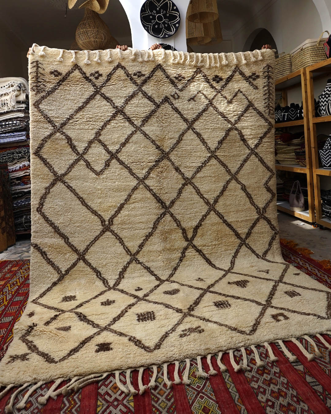 Tapis Berbère Marocain fait main 290 x 210 cm
