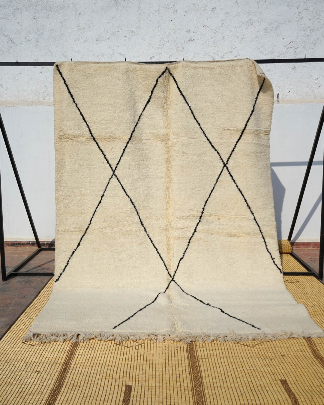 Tapis Beni Ouarain Marocain Fait Main 300 x 200 cm