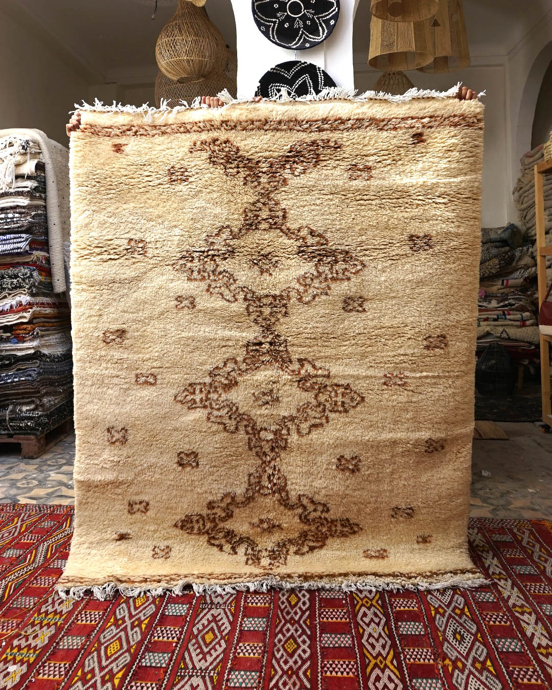 Tapis Berbère Marocain fait main 190 x 150 cm