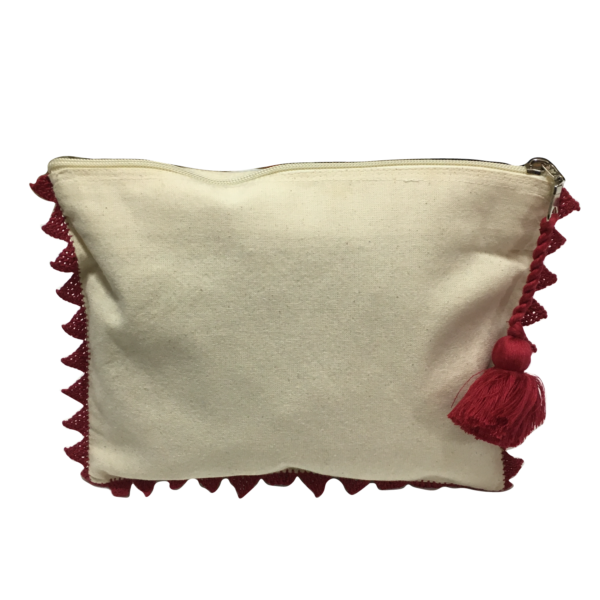 Pochette brodé en kiria