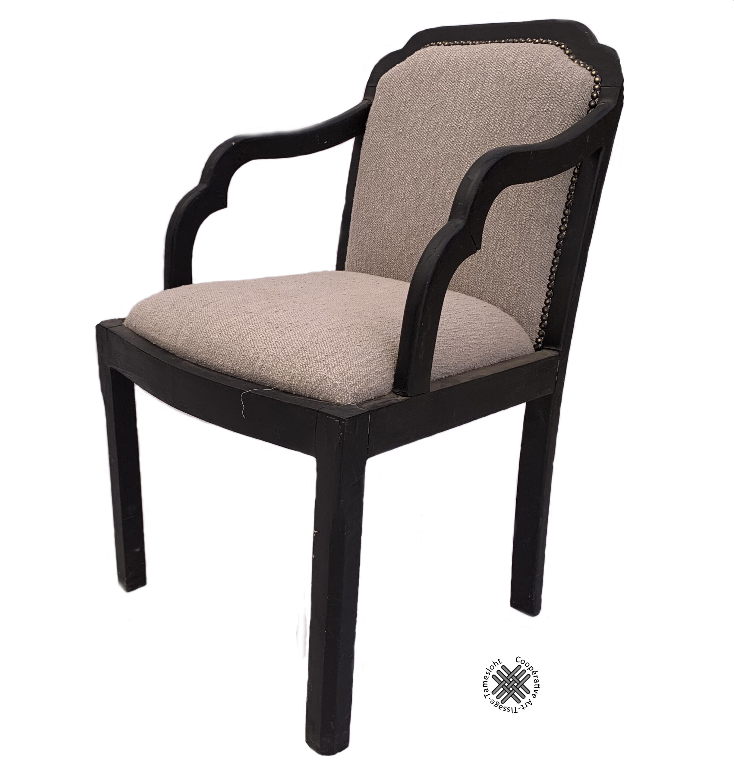Chaise bois et tissu