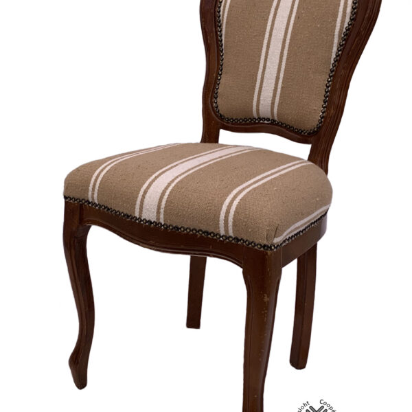 Chaise bois et tissu