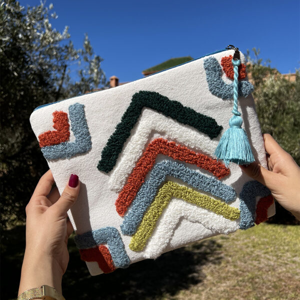 Pochette en tissu de coton