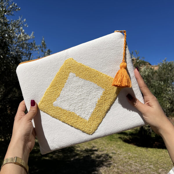 Pochette en tissu de coton