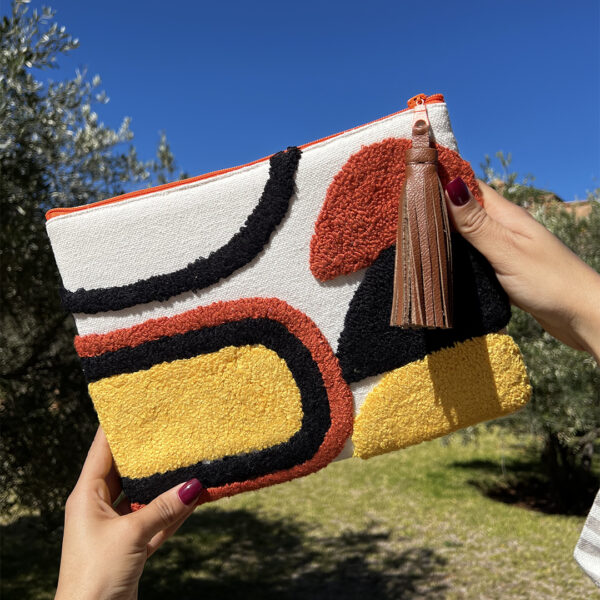 Pochette en tissu de coton