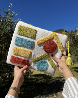 Pochette en tissu de coton