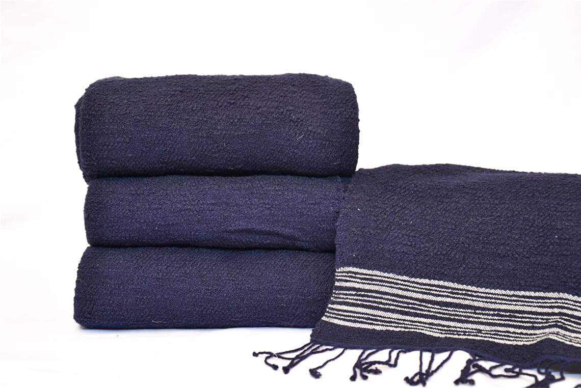 Serviette de bain en coton fait main