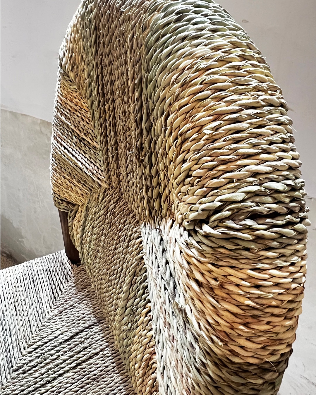 Second image of Chaise de table en doum et noyer